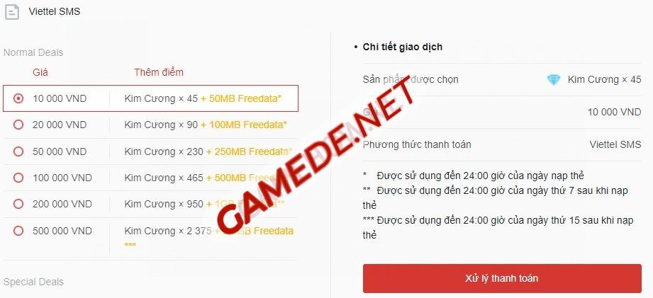 cach nap the game garena free fire 19 gamede net 2 Gamede.net - Trang thông tin Game Nhanh
