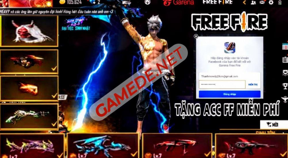 cach nhan acc free fire 2 gamede net 2 Gamede.net - Trang thông tin Game Nhanh