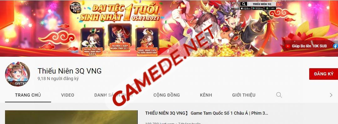 code thieu nien 3q 7 gamede net 1 Gamede.net - Trang thông tin Game Nhanh