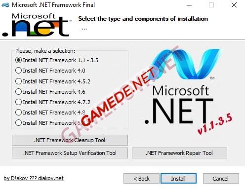 download cai dat net framework 5 gamede net 1 GAME DỄ