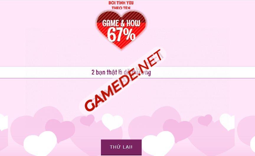 game boi tinh yeu theo ten tuoi 2 Gamede.net - Trang thông tin Game Nhanh