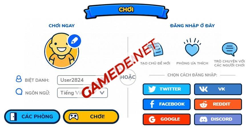 game online choi cung ban be tren web 3 gamede net 1 GAME DỄ