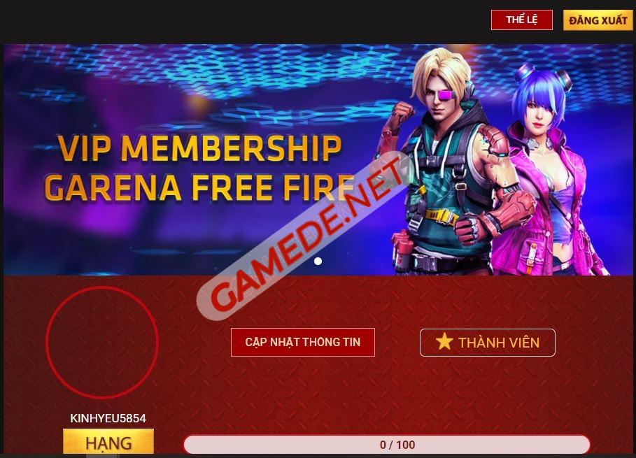 garena membership free fire 8 gamede net 2 Gamede.net - Trang thông tin Game Nhanh