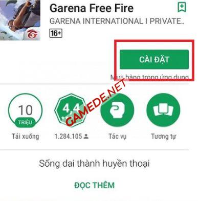 huong dan cai dat freefire tren dien thoai android va iphone 12 gamede net 2 Gamede.net - Trang thông tin Game Nhanh