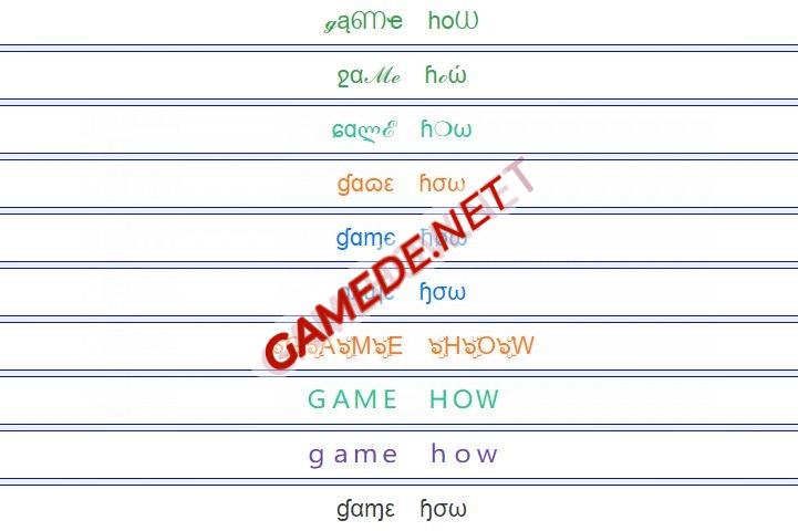 ki tu lien quan dau cach 3 gamede net 1 Gamede.net - Trang thông tin Game Nhanh