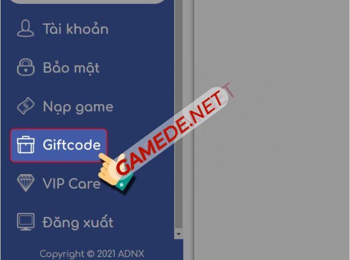 nhap code kiem the adnx 3 gamede net 1 Gamede.net - Trang thông tin Game Nhanh