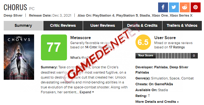 review chorus 2021 gamede net 1 Gamede.net - Trang thông tin Game Nhanh