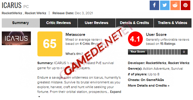 review icarus gamede net 1 Gamede.NET - Đọc Tin tức Game Nhanh Mới Nhất