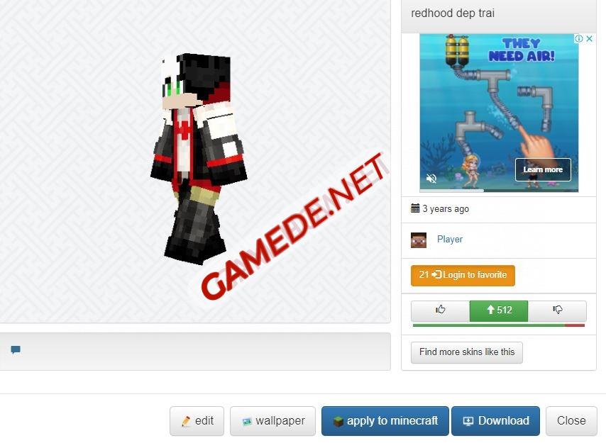 skin minecraft dep 9 gamede net 1 Gamede.net - Trang thông tin Game Nhanh